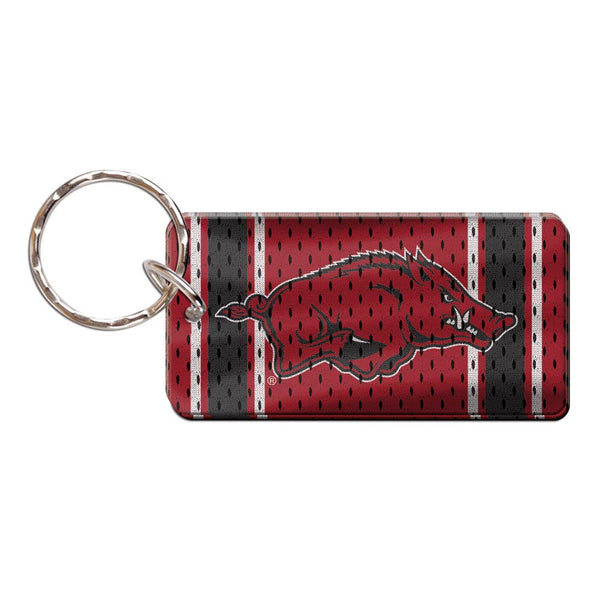 Arkansas Razorbacks JERSEY Keychain Rectangle