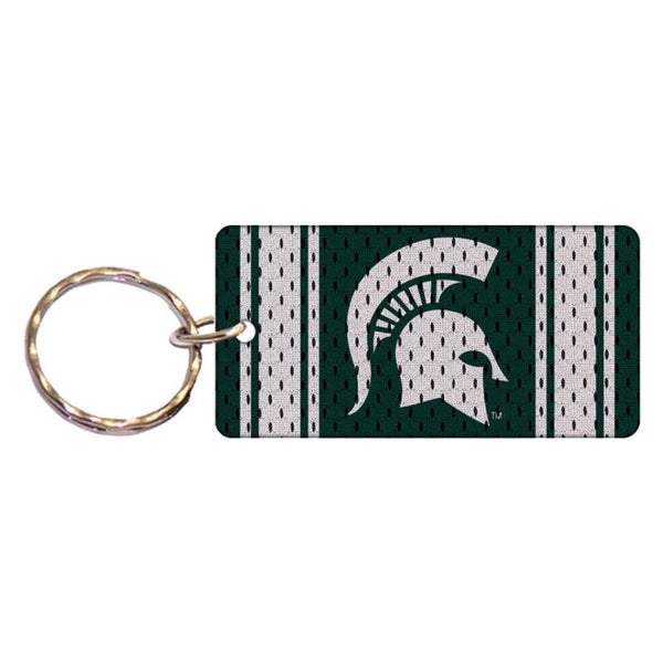 Wholesale-Michigan State Spartans JERSEY Keychain Rectangle