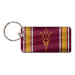 Arizona State Sun Devils JERSEY Keychain Rectangle