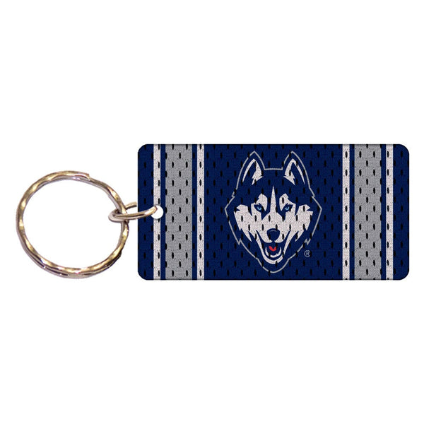 UConn Huskies JERSEY Keychain Rectangle