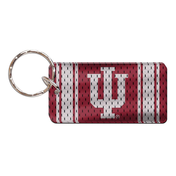 Indiana Hoosiers JERSEY Keychain Rectangle