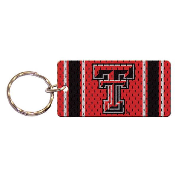 Wholesale-Texas Tech Red Raiders JERSEY Keychain Rectangle