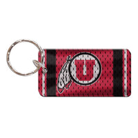 Wholesale-Utah Utes JERSEY Keychain Rectangle