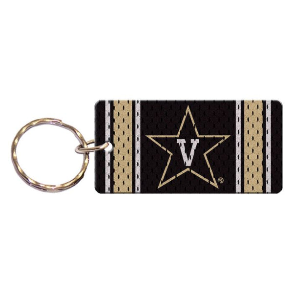 Wholesale-Vanderbilt Commodores JERSEY Keychain Rectangle