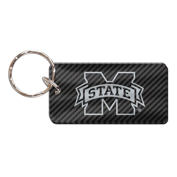 Mississippi State Bulldogs Keychain Rectangle