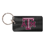 Texas A&M Aggies CARBON Keychain Rectangle