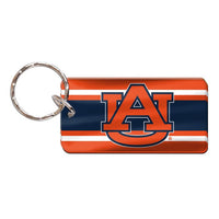 Wholesale-Auburn Tigers STRIPES Keychain Rectangle