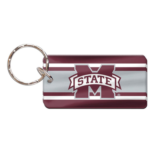 Mississippi State Bulldogs Keychain Rectangle