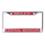 Wholesale-Central Missouri Mules Lic Plt Frame S/L Printed