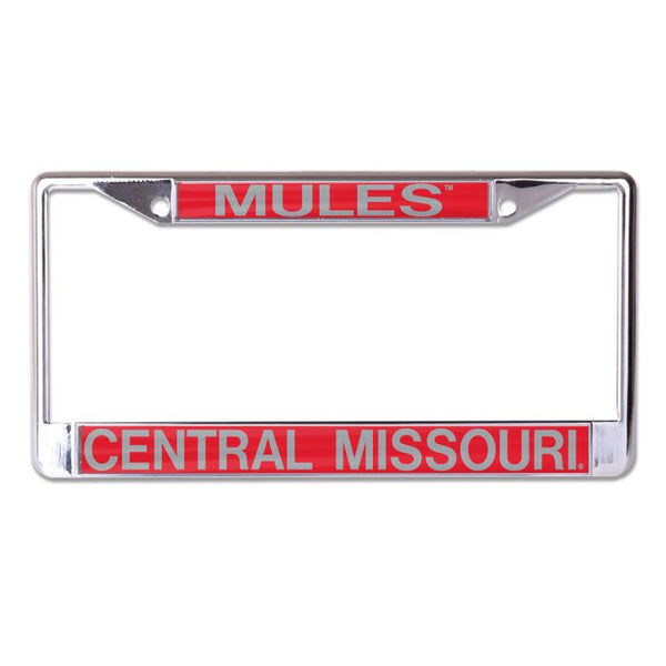 Wholesale-Central Missouri Mules Lic Plt Frame S/L Printed