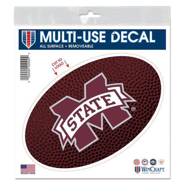 Mississippi State Bulldogs All Surface Decal 6" x 6"
