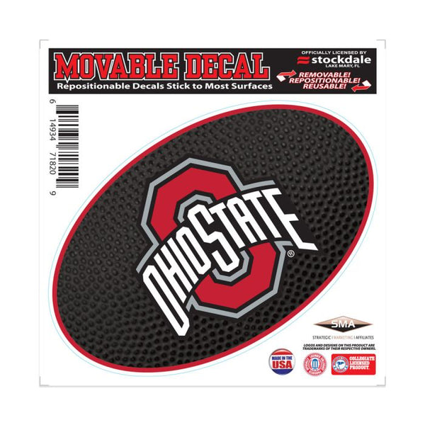 Wholesale-Ohio State Buckeyes TEAMBALL All Surface Decal 6" x 6"