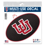 Utah Utes TEAMBALL All Surface Decal 6" x 6"