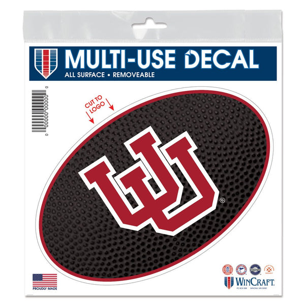 Utah Utes TEAMBALL All Surface Decal 6" x 6"