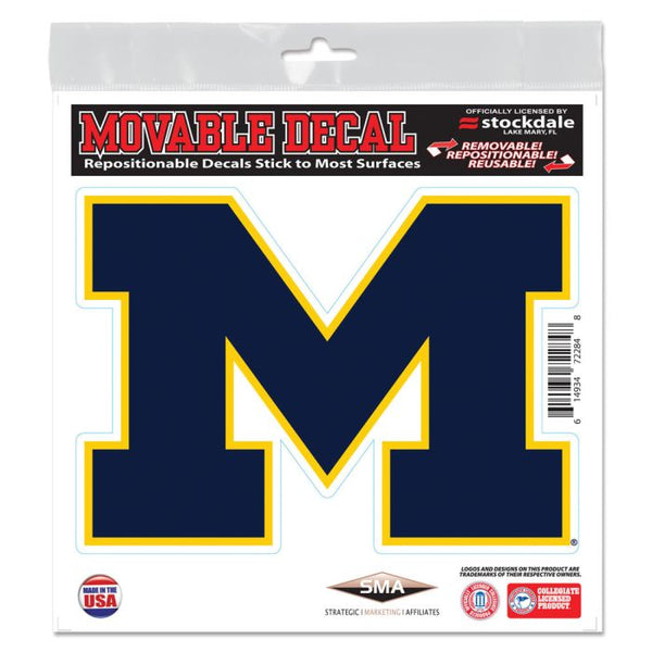 Wholesale-Michigan Wolverines All Surface Decal 6" x 6"