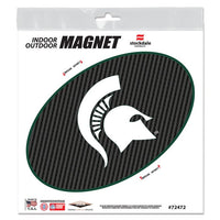 Wholesale-Michigan State Spartans CARBON Outdoor Magnets 6" x 6"