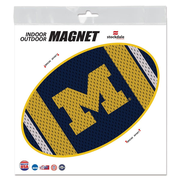 Michigan Wolverines JERSEY Outdoor Magnets 6" x 6"