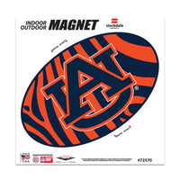 Wholesale-Auburn Tigers ZEBRA Outdoor Magnets 6" x 6"