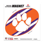Wholesale-Clemson Tigers STRIPES Outdoor Magnets 6" x 6"