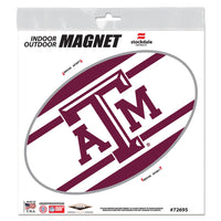Texas A&M Aggies STRIPES Outdoor Magnets 6" x 6"