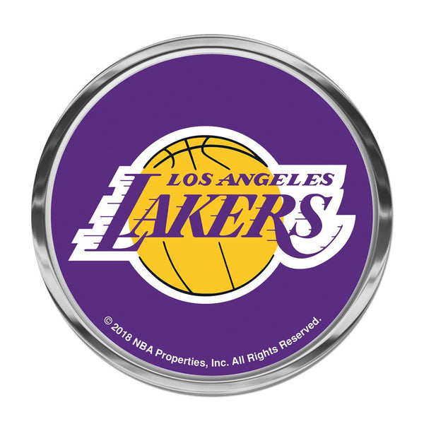 Los Angeles Lakers Chrome Metal Domed Emblem