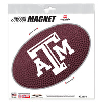 Texas A&M Aggies TEAMBALL Outdoor Magnets 6" x 6"