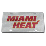 Miami Heat GLITTER Specialty Acrylic License Plate