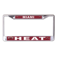 Miami Heat MEGA Lic Plt Frame S/L Printed
