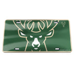 Milwaukee Bucks MEGA Specialty Acrylic License Plate