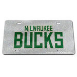 Milwaukee Bucks GLITTER Specialty Acrylic License Plate