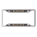 Milwaukee Bucks CARBON Lic Plt Frame S/S Printed