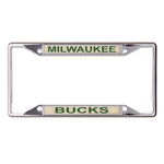Milwaukee Bucks GLITTER Lic Plt Frame S/S Printed