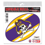 Wholesale-East Carolina Pirates STRIPES All Surface Decal 6" x 6"