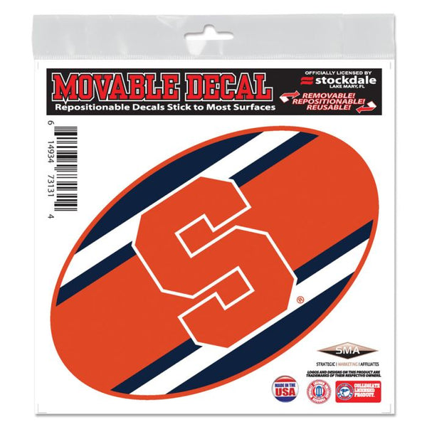 Wholesale-Syracuse Orange STRIPES All Surface Decal 6" x 6"