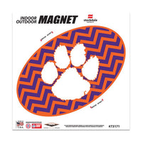 Wholesale-Clemson Tigers CHEVRON Outdoor Magnets 6" x 6"
