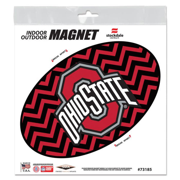 Wholesale-Ohio State Buckeyes CHEVRON Outdoor Magnets 6" x 6"