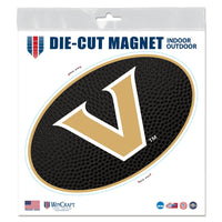 Vanderbilt Commodores TEAMBALL Outdoor Magnets 6" x 6"