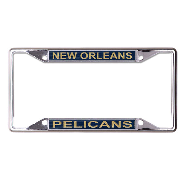 New Orleans Pelicans GLITTER Lic Plt Frame S/S Printed