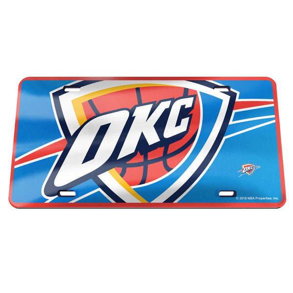 Oklahoma City Thunder MEGA Specialty Acrylic License Plate