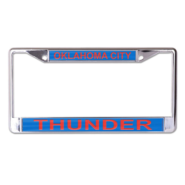 Oklahoma City Thunder Lic Plt Frame S/L Printed