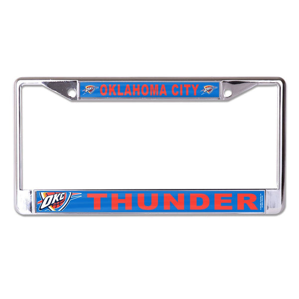 Oklahoma City Thunder MEGA Lic Plt Frame S/L Printed