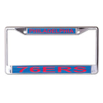 Philadelphia 76ers Lic Plt Frame S/L Printed