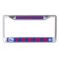 Philadelphia 76ers MEGA Lic Plt Frame S/L Printed