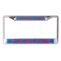 Philadelphia 76ers GLITTER Lic Plt Frame S/L Printed