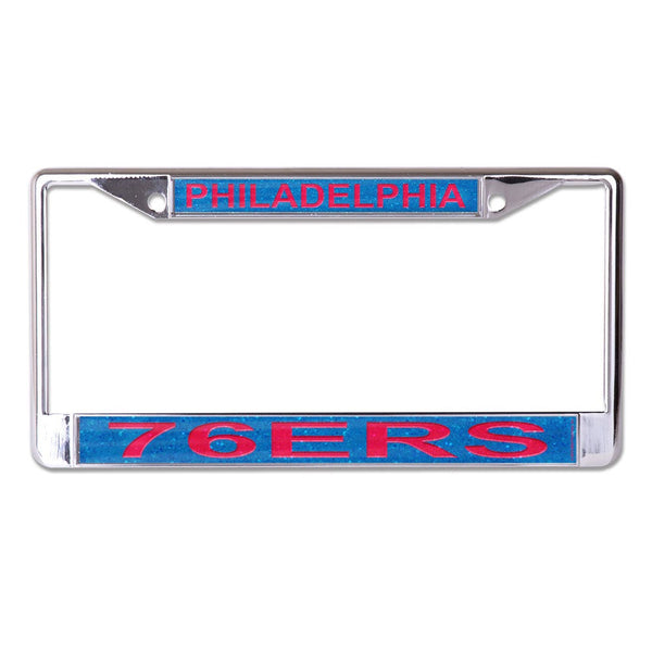Philadelphia 76ers GLITTER Lic Plt Frame S/L Printed