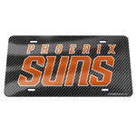 Phoenix Suns CARBON Specialty Acrylic License Plate