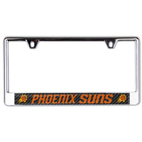 Phoenix Suns CARBON Lic Plate Frame B/O Printed
