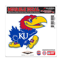 Kansas Jayhawks All Surface Decal 6" x 6"