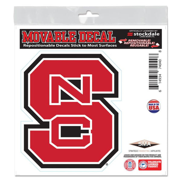 Wholesale-NC State Wolfpack All Surface Decal 6" x 6"