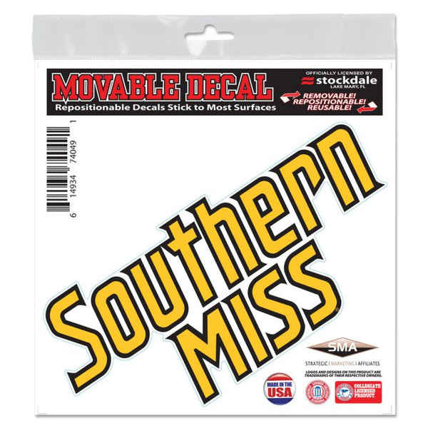 Wholesale-Southern Miss Golden Eagles All Surface Decal 6" x 6"